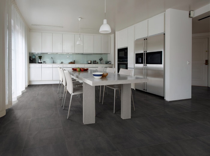 Cucina rovere grigio colore pareti: colorare pareti casa muri ... Cucine piccole con mobili grigi
